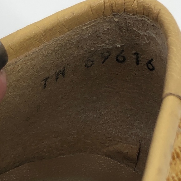 Vintage Stuart Weitzman Golden Straw Loafers 8AA - Picture 11 of 14